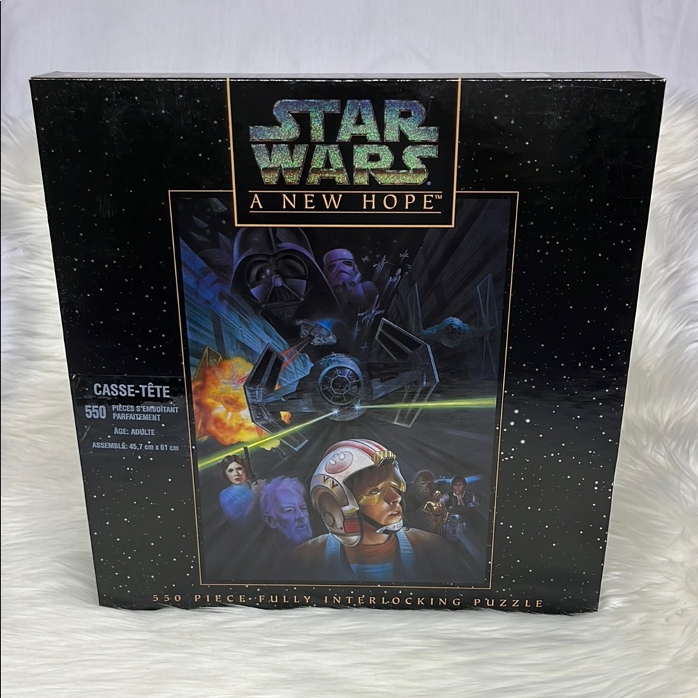 Retro, Vintage, Star Wars A New Hope Puzzle, 550 pieces. Sealed Unopened